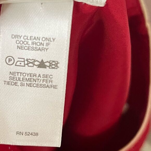 Liz Claiborne Micro Polka Dot Red Sleeveless Dress - Picture 10 of 10